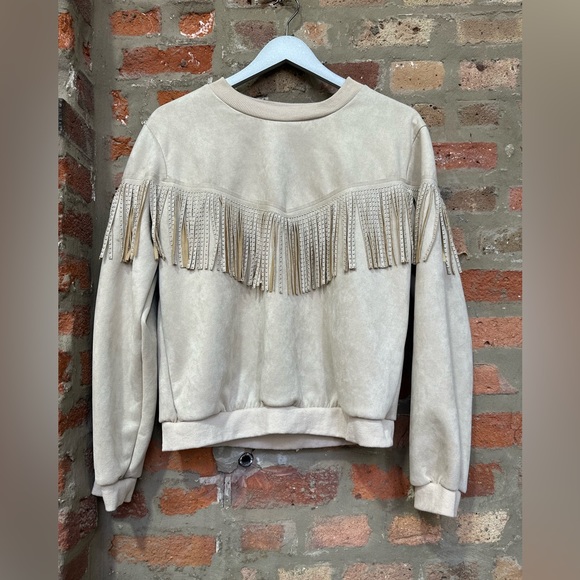 AliceBlue fringed sweatshirt - Picture 2 of 4
